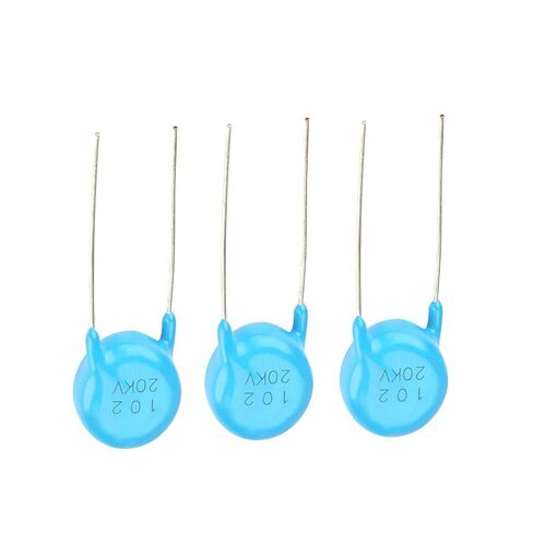 20pcs Ceramic Capacitor Kit, 20KV 1nF 0.001uF 1000pF 102 High Voltage Ceramic Capacitor Kit for Electronic Accurate Instruments in Saudi Arabia