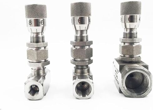 NPT 1/2" Stainless Steel 304 Valve PN 6.4 Adjustment Valve WL11H-64P Flow Regulating Valve 6.4MPA(1/2",NPT Thread) in Kuwait