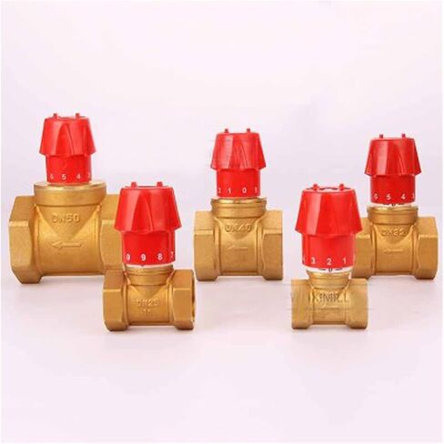 3/4" 1“ 2" Brass Flow Control Valve DN15/DN20/DN25/DN32/DN40/DN50 Manual Regulating Valve One-Way for Air Water(1") in Kuwait