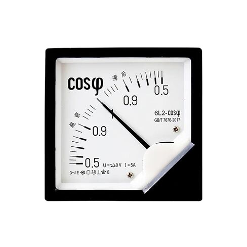 6L2 AC تردد متر التناظرية لوحة COS عامل الطاقة متر 5A المرحلة AC100V AC380V (AC380V) in Kuwait