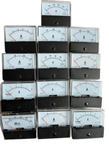 2Pcs DH670 DH-670 Analog Amp Panel Meter Current Ammeter DC100MA/2A/5A/10A/15A/20A/30A/50A/75A/100A/200A/500A(DC 500A) in Saudi Arabia
