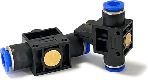30Pcs Pneumatic Fitting Pressure Regulator Pipe Throttle Valve Compressor Accessories HVFF4 HVFF6 HVFF8 HVFF10 HVFF12(HVFF12-30PCS) in Saudi Arabia