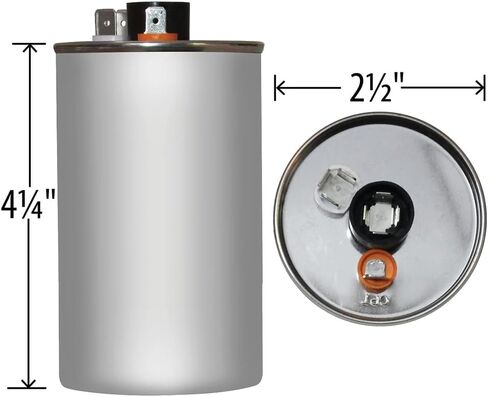 AMRAD ENGINEERING USA2228 مكثف تشغيل المحرك الدائري الأمريكي الصنع، 70 Mfd، 370/440 Vac-132335 in Kuwait