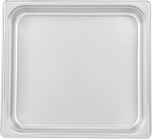 Restaurantware Hotel Pan عدد 1 عدد 2/3 حجم مضاد للمربى 2.5 بوصة قابل للتجميد العميق 24 غطاء وعاء بخار من الفولاذ المقاوم للصدأ مقاس 24 يُباع بشكل منفصل، للاستخدام في المطابخ التجارية والكافيتريات ومناسبات تقديم الطعام in Saudi Arabia