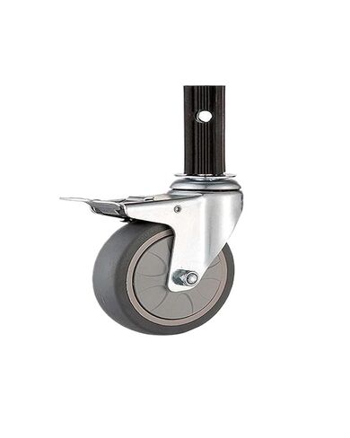 4 Pieces/lot 4 inches Hotel Restaurant Reception Dining cart casters Trolley Reception Bowl car Cleaning cart Accessories casters(E-Universal Wheel) in Saudi Arabia