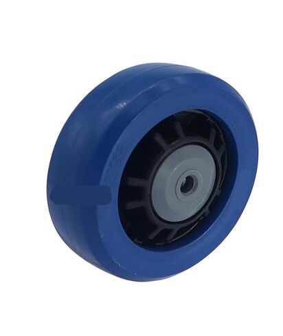 1 piece 4 inch casters Medium Size Natural Rubber Single Wheel Elastic wear-Resistant Trolley in Saudi Arabia