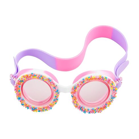 Mud Pie Kids Sprinkle Girl Swim Goggles; Ages 3+ in Saudi Arabia