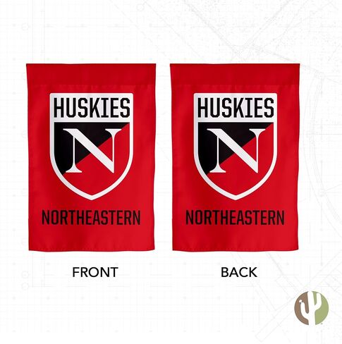 Desert Cactus Northeastern University NU Garden Flag – 19 x 12 inch Northeastern Huskies Banner, For Outdoor Display and Events (Design F) in Saudi Arabia