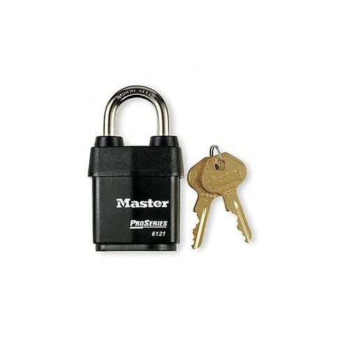 قفل Master Lock 6121 2-1/8 بوصة واسع من سلسلة Pro لجميع الأحوال الجوية، تكبل 1-1/8 بوصة in Saudi Arabia