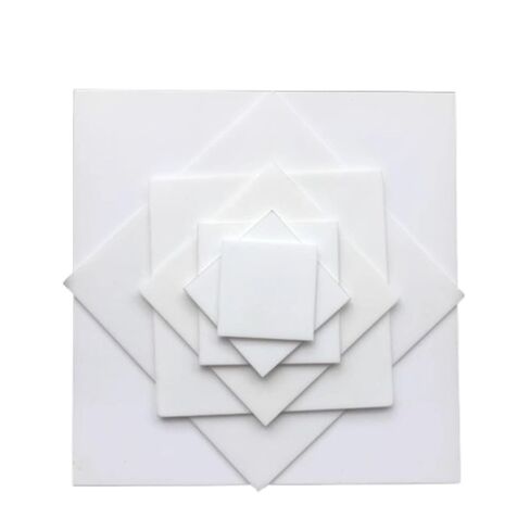 لوح سيراميك نيتريد البورون - 50×50/100×100 ملم، عازل موصل حراري للمعدات عالية الطاقة، قطعة واحدة (50×50×10 ملم) in Kuwait