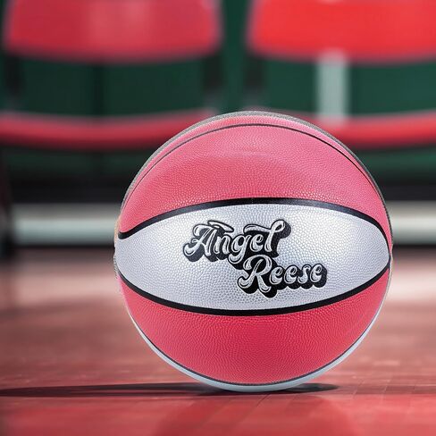 Sakar Angel Reese Official 28.5" Composite Basketball – Indoor/Outdoor Game Ball for Women & Youth, Durable Grip & Feel in Saudi Arabia