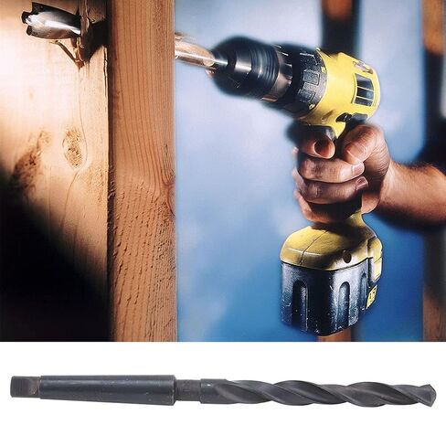 Taper Shank Twist Drill Bit High Speed Steel Black Coating Drill Bit in Saudi Arabia