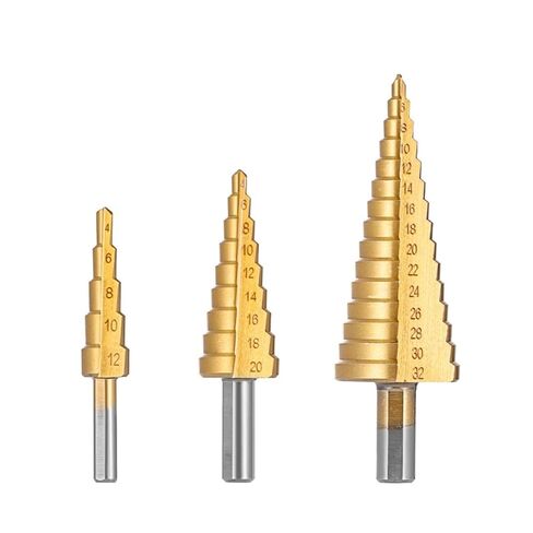 Step Drill Bits Spiral Flute The Hole Cutter 4-12/20/32mm 1Pcs in Saudi Arabia