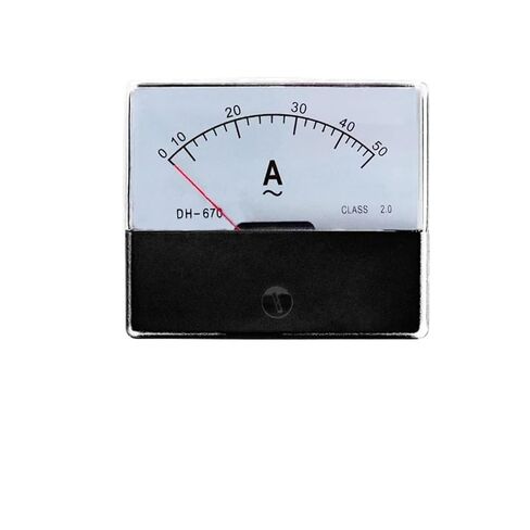 DH670 Rectangle AC1-500A Gauge Analog Ampere Panel Meter Ammeter 70 * 60mm(150 5A) in Saudi Arabia