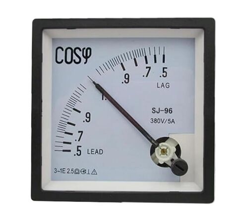 1Pcs SJ-96 COS 380V 5A cosφ Three Phase Power Factor Meter Pointer Type Power Factor Meter CP-96 SQ-96 JY-96 in Kuwait
