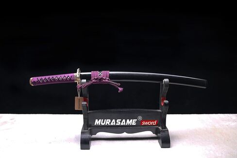 MURASAME Wakizashi Sword T10 Steel Clay Tempered Unkubi-Zukuri Real Hamon Razor Sharp in Saudi Arabia