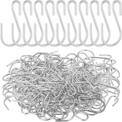 60 Pack S Hooks Small, Heavy Duty Metal Gold Mini S Hooks for DIY Crafts Jewelry Key Chain Tags in Saudi Arabia