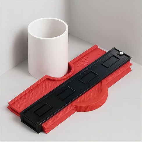 Connectable Contour Gauge (10 Inch), Gifts Ideas for Men Dad Handyman Husband Him, Shape Profile Duplicator with Lock, Outline Angle Measuring Tool, Template Tool, Tile Flooring, Scribe Edge in Saudi Arabia