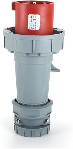 Industrial Plug 4P 63A IP67 Three-Hole Waterproof European Standard 415V red PDU Data Center in Saudi Arabia