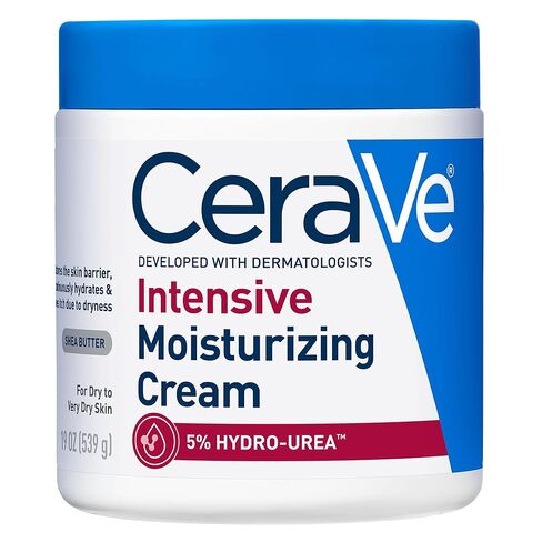 كريم الترطيب المكثف CeraVe، مرطب الجسم بزبدة الشيا، ترطيب 72 ساعة + إصلاح حاجز الجلد، غسول الجسم الخالي من العطور للبشرة الجافة للغاية، 19 أونصة in Saudi Arabia