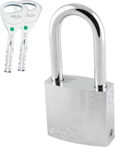 قفل ENFORCER ABLOY 330-50 - قفل بهلوان قرصي عالي الأمان مع تكبل فولاذي البورون 8 مم - تكبل طويل 2 بوصة - مضاد للعبث للشاحنات والسكك الحديدية - حماية آمنة للبنك in Kuwait