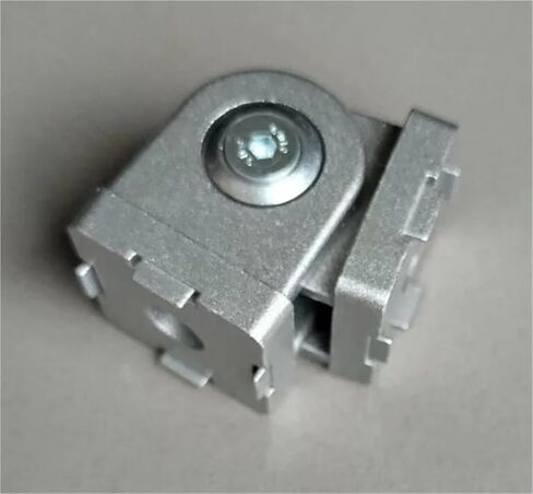 2Pcs Flexible Hinge Pivot Joint 2020 3030 4040 Cast Aluminum Fitting Right Angle Connector for V-Slot T-Slot Aluminum Profiles(4040) in Saudi Arabia