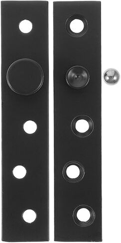 NOLITOY Heavy Duty 360 Degree Rotatable Black Concealed Pivot Door Hinge Large Size Stainless Steel Invisible Rotary Hinge for Industrial and Commercial Doors in Saudi Arabia