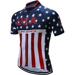 Men's Short Sleeve Cycling Jersey Breathable