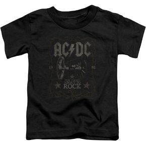 ACDC Rock Label Unisex Toddler T Shirt for Boys and Girls