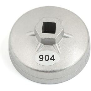 uxcell 1/2 Inch Square 15 Flutes 79mm Cap Oil Filter Wrench Car Remover Tool for Hyundai