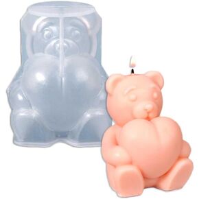Tone Fun Pearl Rabbit Shape Candle Silicone Molds for Making Candle, Resin, Aromatherapy Candles, Handmade Wax Soap, Home Decor, Craft