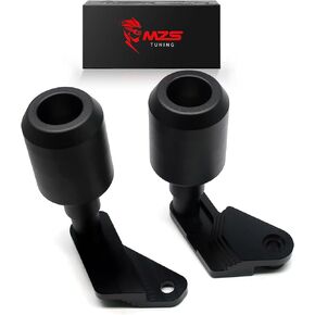 MZS Motorcycle Frame Sliders, Falling Crash Protector Guards No Cut Kits Black Compatible with GSXR 1000 GSXR1000 2006-2016