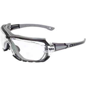 Global Vision Padded Motorcycle Sport Sunglasses Octane Gray Clear Lens