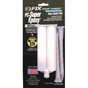 PC Products PC-Super Epoxy Adhesive Paste, Two-Part 50ml Cartridge, Black 519