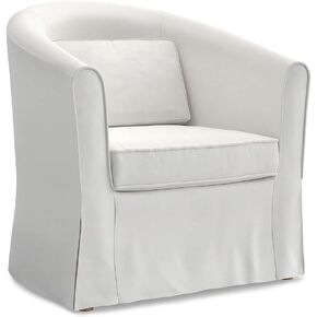 Ektorp Tullsta Cover Replacement for IKEA Ektorp Tullsta Chair Cover,Ektorp Armchair Cover Only!Doesn't fit on Other Brand Barrel Chair (Light Grey)