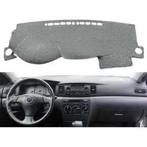 Dash Cover Mat Custom Fit for Toyota Corolla 2003 2004 2005 2006 2007 2008,Dashboard Cover Pad(Black) Z01
