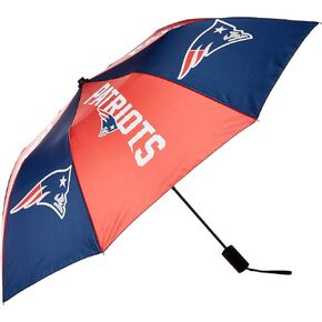 FOCO NFL New England Patriots Team Logo Umbrella, Team Color, One Size