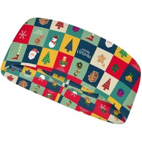Women's Print Sports Headbands, Lightweight Breathable Non Slip Hairband Casual Sweatband for Hiking Running