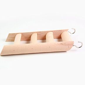 Hamster Hanging Ladder Wooden Seesaw Climbing Toy Cage Excise Gift for Small Animals Dwarf Hamster,Mouse,Rat,Chinchilla,Gerbil,Hedgehog (2)