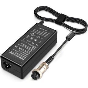 24V 1.5A Electric Scooter E100 E200 E200S Battery Charger for Razor E175 E300 E300S E125 E150 E500 PR200 E225S E325 E325S E500S MX350 MX400 Pocket Mod, Sports Mod, and Dirt Quad 3-Prong Inline
