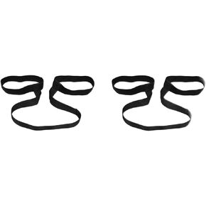 2 Pcs Black Yoga Mat Harness Strap Sling, Yoga Mat Carrying Strap Yoga Mat Straps(Just Strap, Not Mat)