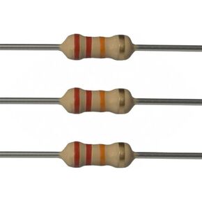 ILELEC - 22K ohm Resistor (100pcs) 1/4w (0.25Watt) ±1% Tolerance Metal Film Fixed Resistor in Kuwait