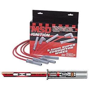 MSD 31223 Black 8.5mm Super Conductor Spark Plug Wire Set