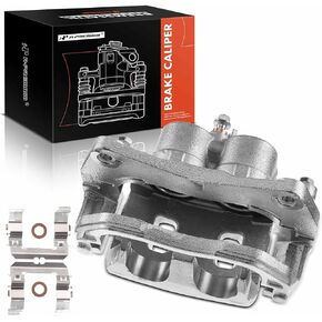 A-Premium Disc Brake Caliper Assembly with Bracket Compatible with Select Subaru Models - B9, Forester, Legacy, Outback, Tribeca, WRX, H4 2.0L, H4 2.5L, H6 3.0L, H6 3.6L - Front Left Driver Side