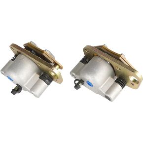 WFLNHB Left and Right Front Brake Calipers with Pads Replacement for Polaris Scrambler 400 500 Magnum 325 330 Trail Blazer 250 400 Sportsman 335 Trail Boss 325 330 910547 1910548
