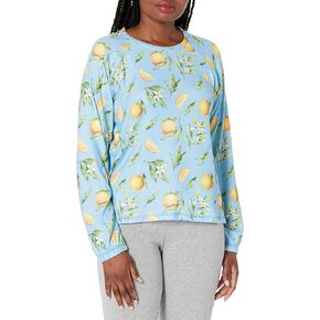 PJ Salvage Women's Loungewear Orange Juice Long Sleeve Top
