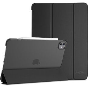 ProCase Smart Case for iPad Pro 11 Inch Case(M4) 2024, Slim Stand Hard Back Shell Smart Folio Cover for iPad Pro 11" M4 5th Generation 2024 -Black