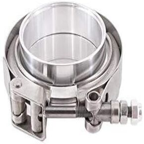 Mishimoto - MMCLAMP-VA-35 Aluminum V-Band Clamp, 3.5" (88.9mm) Silver