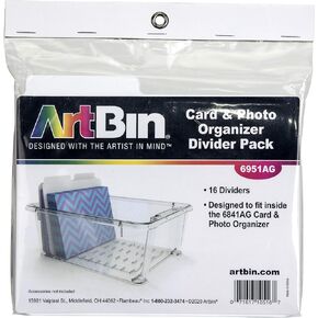 ArtBin 6841AG Card & Photo Box, Clear, 1 Box