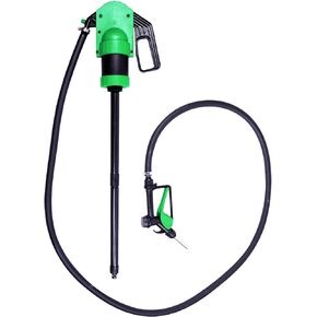 TERA PUMP Agricultural Chemical Pump/Fluid Transfer Hand Pump with Segmented Suction Tubes for 15 to 55 Gallon Drums with 360 Degree Turning Nozzle (DEF, Antifreeze, Lubricants)